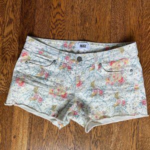 PAIGE Floral Shorts - Size 28